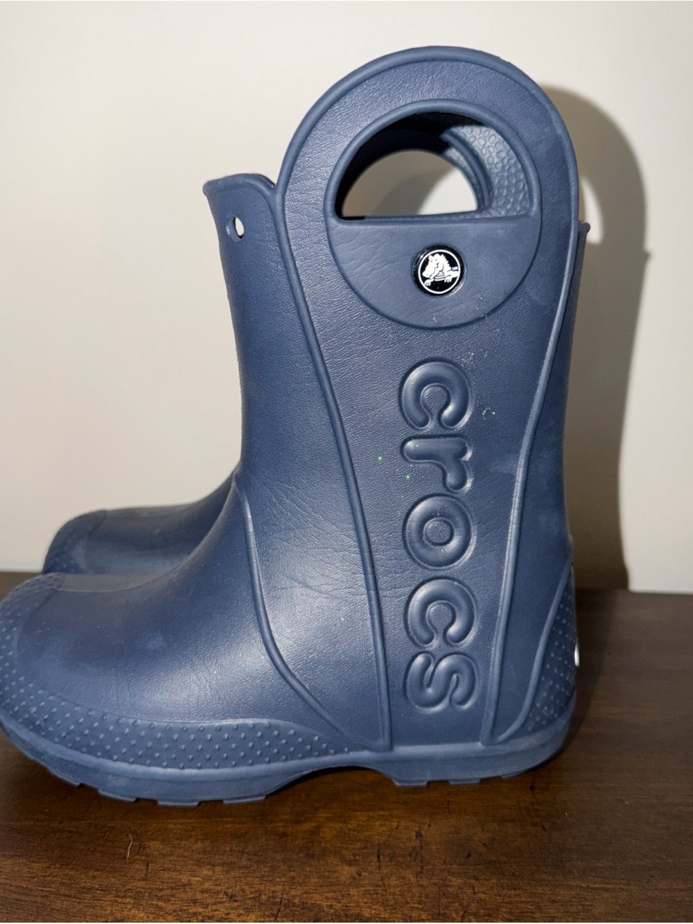Crocs Children Toddler Handle It Rain Boots Navy Blue Size C12 Waterproof 12803